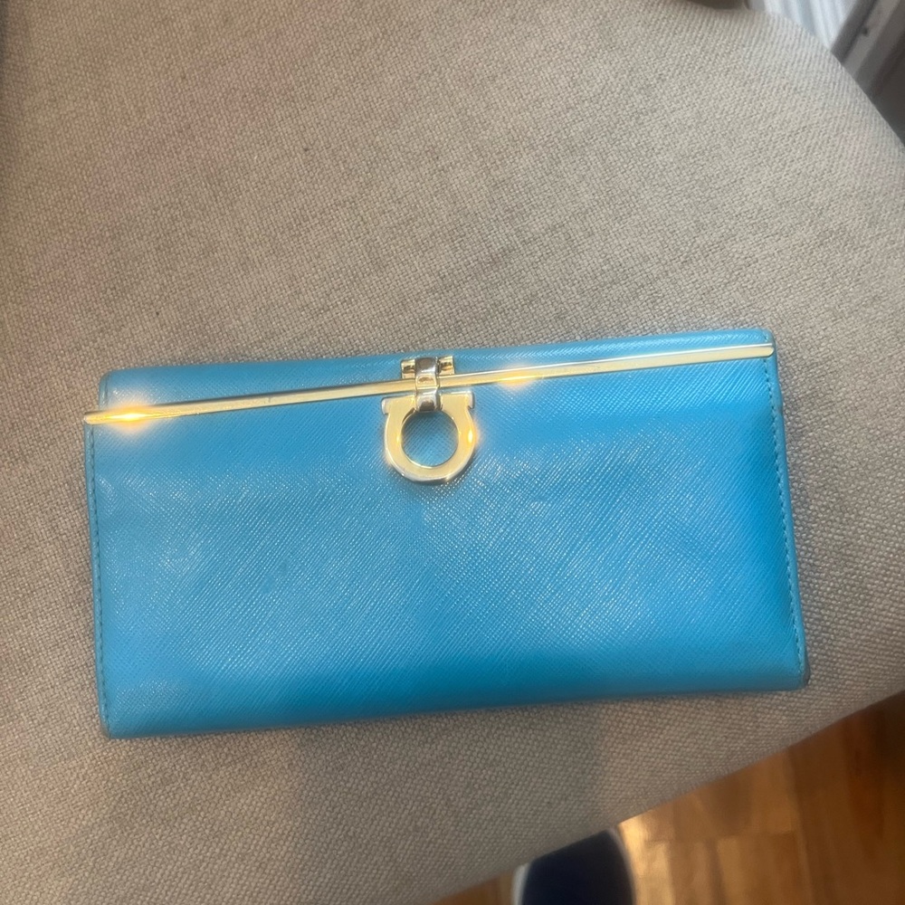 Elegant Blue Wallet
